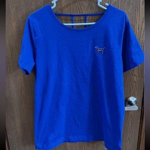 VICTORIAS SECRET PINK PATRIOTIC TSHIRT SIZE M NWT